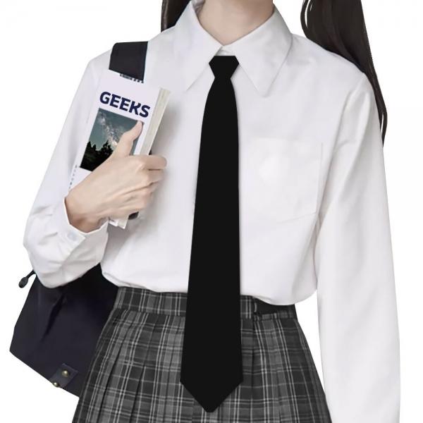 블랙 자동 넥타이(남녀공용)