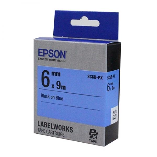 EPSON)라벨프린터리본(SC6B)청색/흑문자