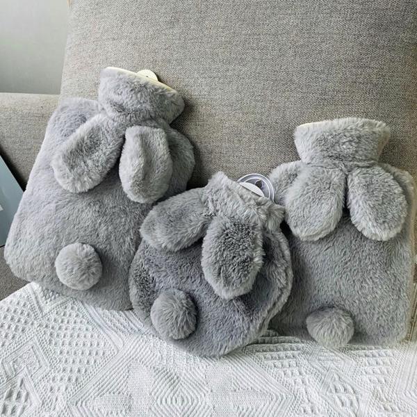 토끼 극세사커버 보온 물주머니 찜질팩 이불속 핫팩