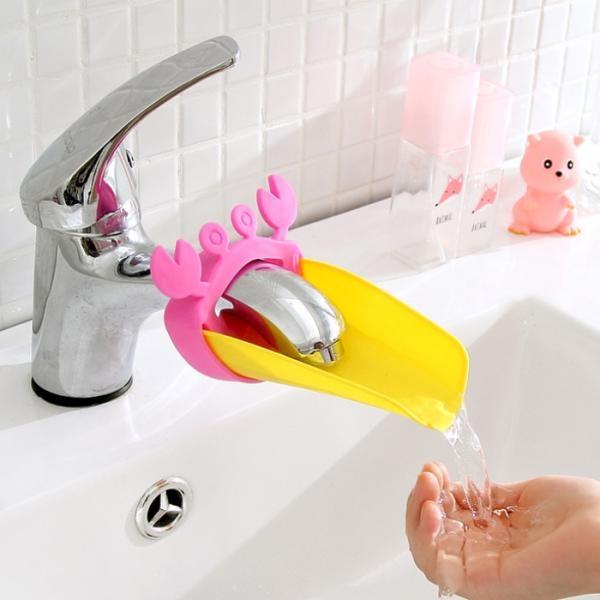 꽂게 세면대 수도꼭지 연장 홀더