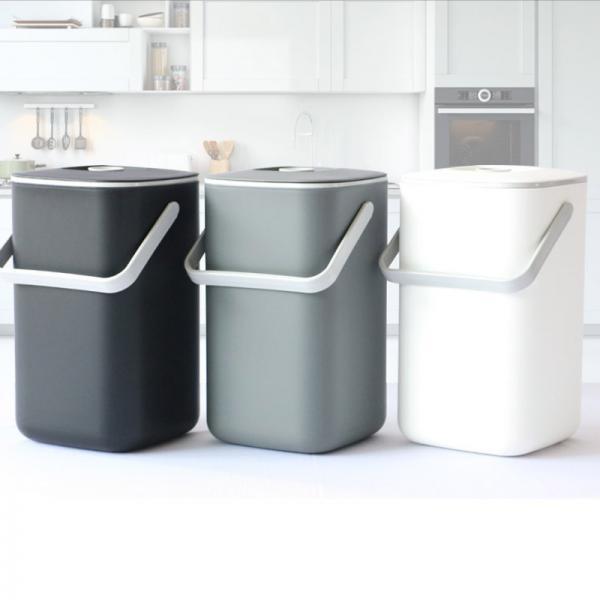 니본 사각분리 음식물쓰레기통5리터 분리형 손잡이 음식물통