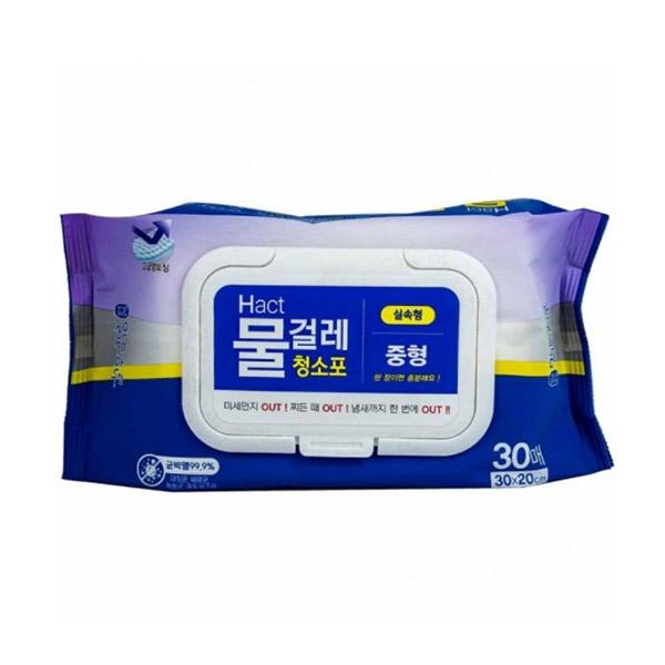 BTM 물걸래 청소포실속형중형 30매 30x20cmx4개