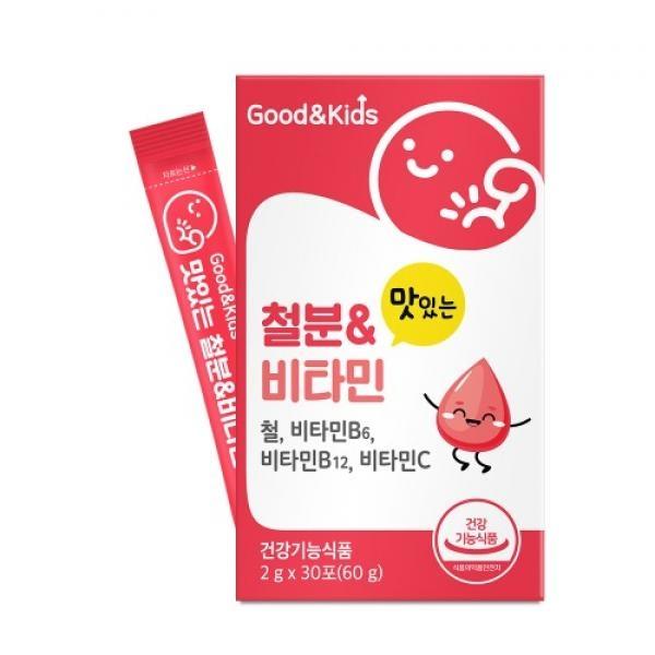 내츄럴플러스 - 굿앤키즈 맛있는 철분,비타민 2g x 30포