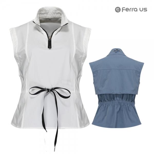 페라어스 여성 아노락 허리조절 리본 골프조끼 AVM4OZ6420