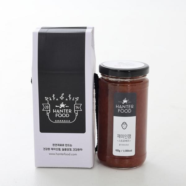 국내산 수제 무설탕 딸기잼, 400g