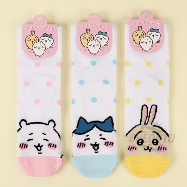 치이카와 도트 중목 양말