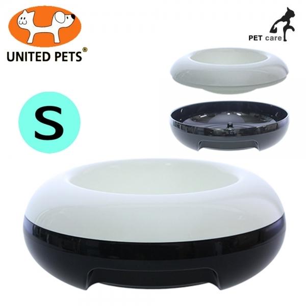 유나이티드펫 ET BOWL 블랙 화이트 (NE) (S)