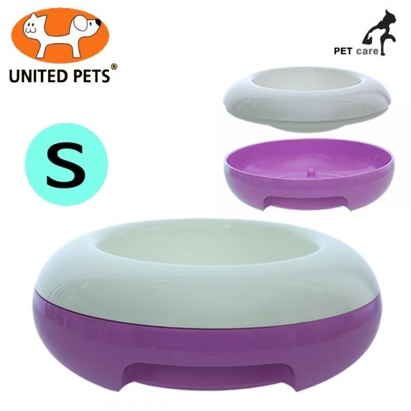 유나이티드펫 ET BOWL 바이올렛 화이트 (CL) (S)