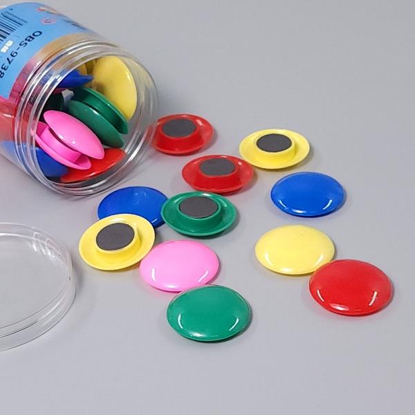 화이트보드 원형 칠판 자석 40mm 30pc