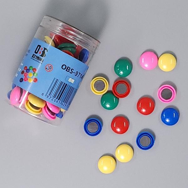 화이트보드 원형 칠판 자석 20mm 80pc