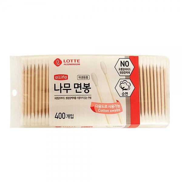 롯데이라이프 나무면봉 400P