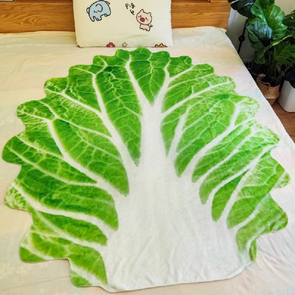 웃긴담요 특이한담요 블랭킷 120cm 선물 배추담요