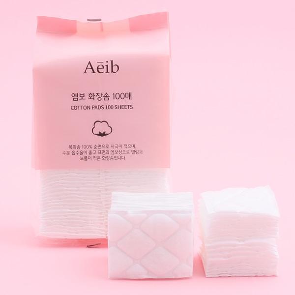 에이브 엠보 화장솜 100매