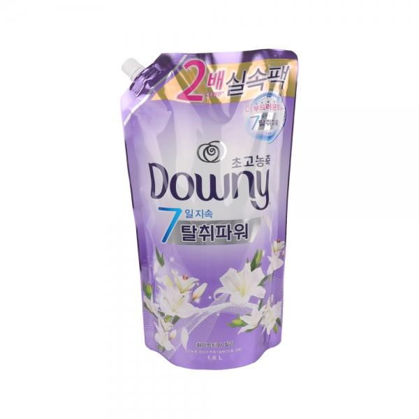다우니 탈취파워 섬유유연제 리필 화이트티와릴리