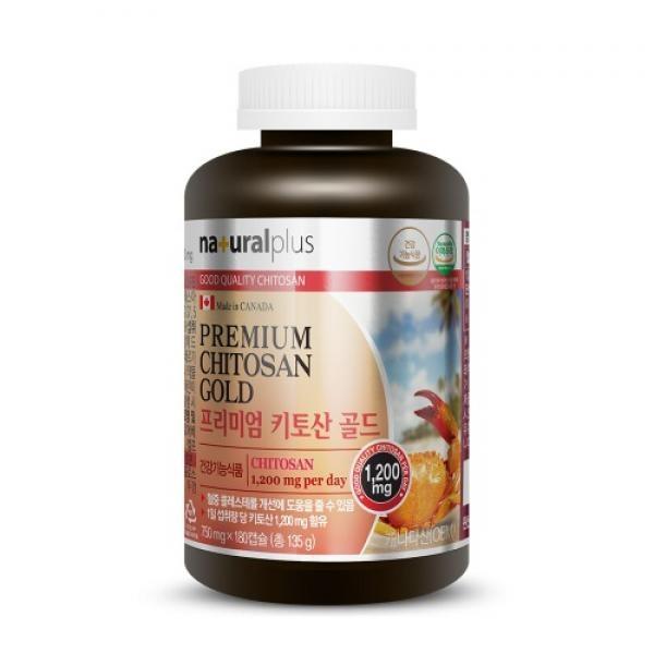 내츄럴플러스 - 프리미엄 키토산 골드 750mg x 180캡슐