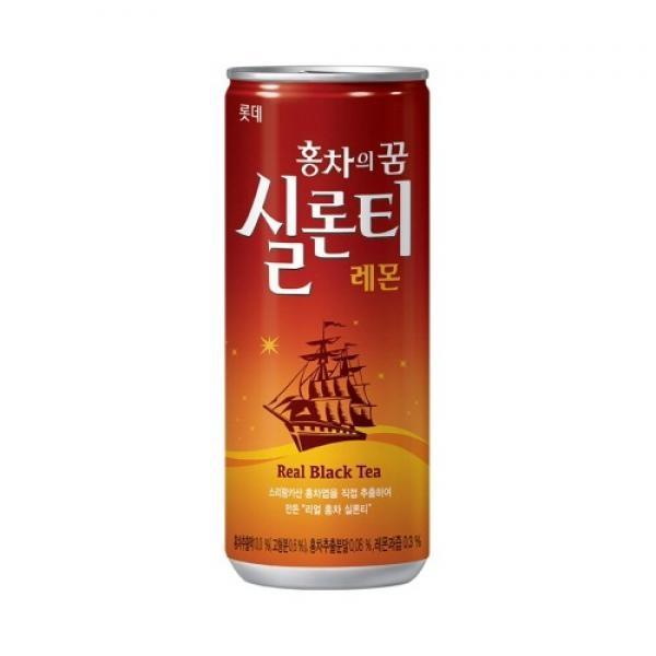 롯데칠성 홍차의꿈 실론티 레몬 240ml 30캔