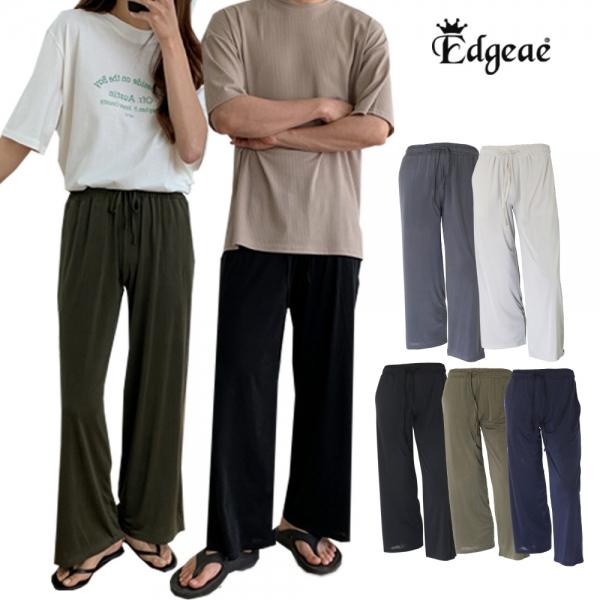 엣지애 남녀공용 아이스 와이드 밴딩바지 MCPIC8042S1