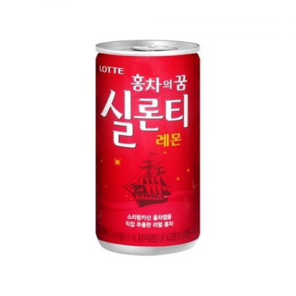 롯데칠성 홍차의꿈 실론티 레몬 175ml 30캔 업소용(바코드X)