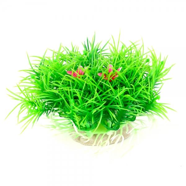 어항꾸미기 열대어 은신처 인조 수초 뾰족한 잎 그린