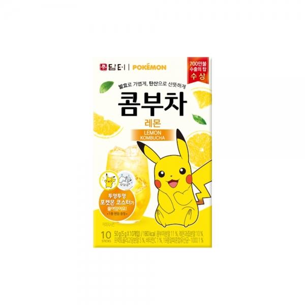 담터  탄산 콤부차 발효차 음료 레몬 10T