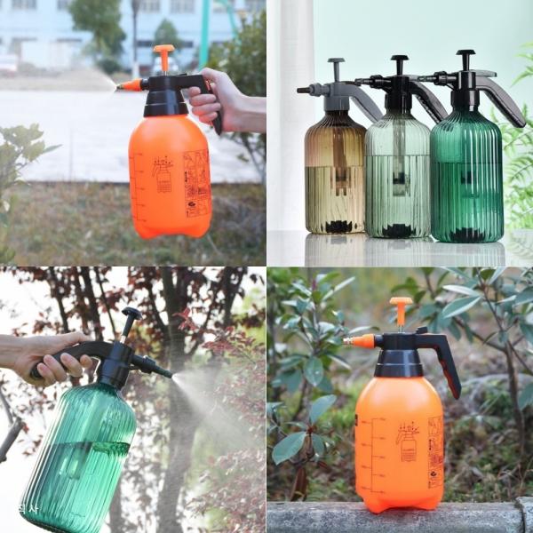 원터치 펌핑 자동 분무기 정원 물주기 압축분무기 2L