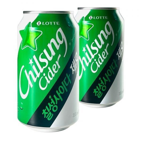 롯데칠성 칠성사이다 제로 355ml 24캔 업소용(바코드X)