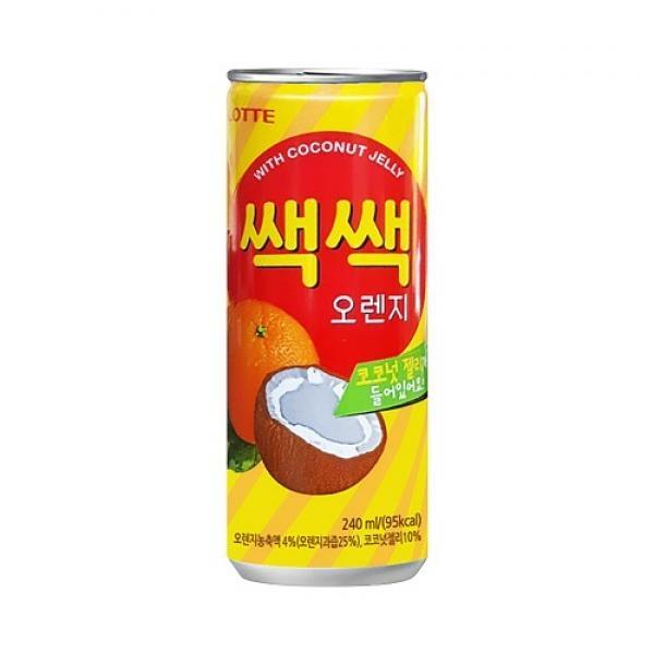 롯데칠성 쌕쌕오렌지 240ml 30캔 과일캔음료