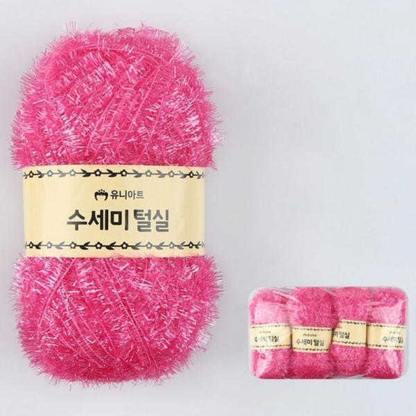 유니아트(털실) 4000 수세미털실 (4개입) (NO.106)