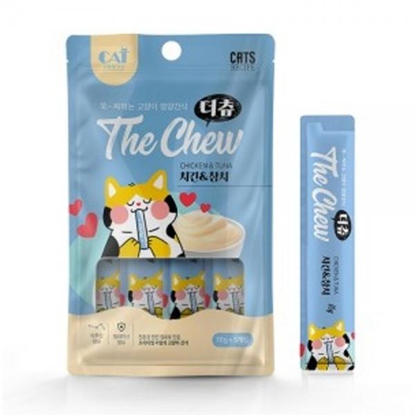 캣츠레시피 더츄 (치킨참치) (10g x 5개입) (고양이 간식)
