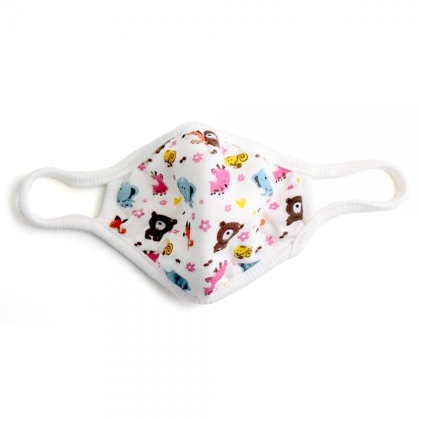 오가닉코튼 방한대 유아 마스크 (동물)