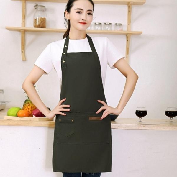 목 길이조절 카페 바리스타 주방 앞치마 공방 앞치마
