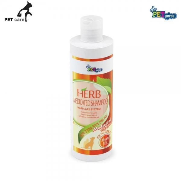 펫퍼스 허브 약용샴푸 500ml (피부)