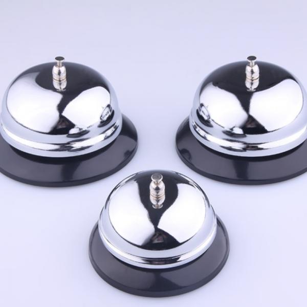 실버 탁상용 콜벨 호출벨 스틸종 알림벨 DD-11013