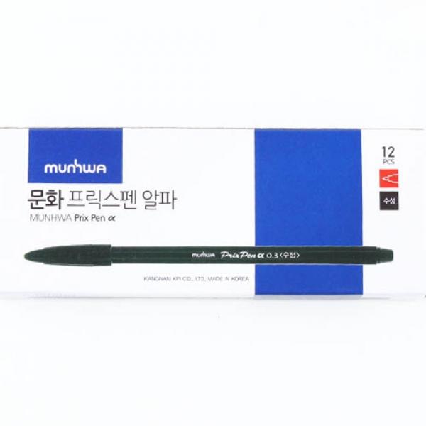 438C] 300 프릭스 펜 알파 (검정) (12개세트)