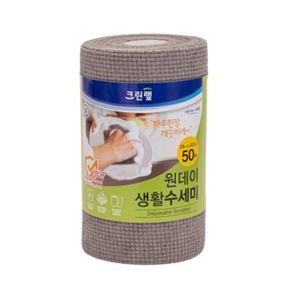 크린랩 원데이 생활수세미 50매