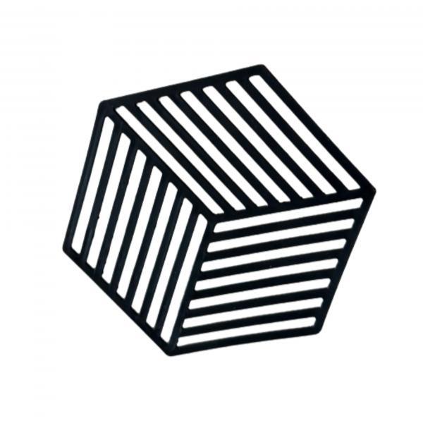 육면체 냄비받침 블랙 A186