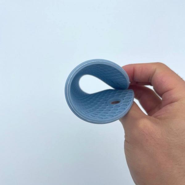 실리콘 냄비 받침대 14cm 블루