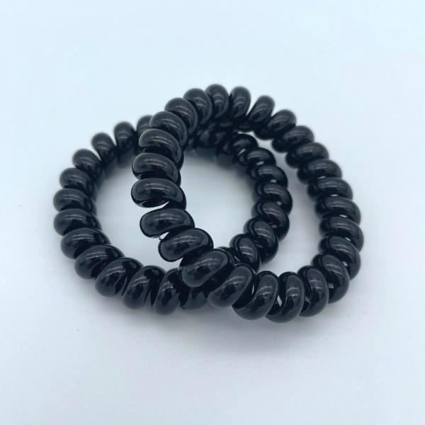 스프링 머리끈 블랙 5.5cm