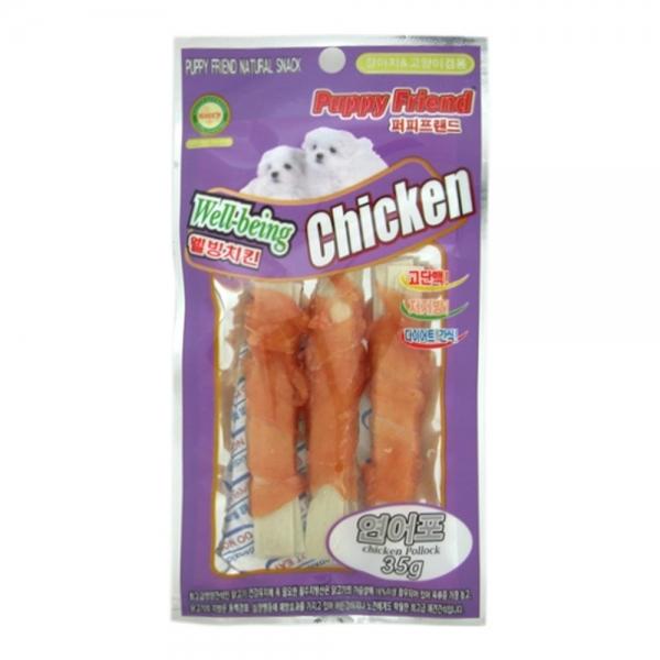 퍼피프랜드 치킨 연어포 (35g x 20개입)