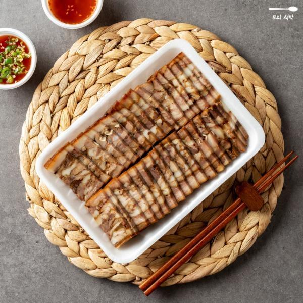 돼지 머리 편육 고기 요리 개업식 고사 음식