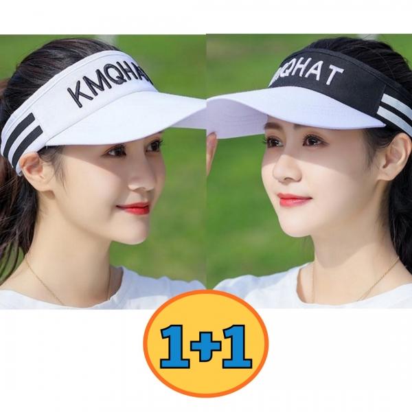 1+1 넓은챙 골프모자 썬캡 햇빛가리개 모자(2개세트)