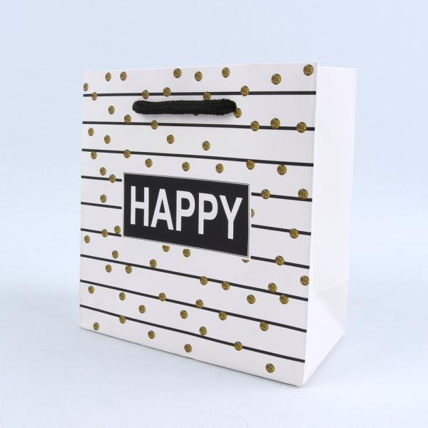 HAPPY 선물 쇼핑백 (소) 14x15x7