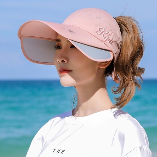 리본끈 와이드 썬캡 S1488