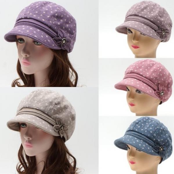 여성 캡 팔각 벙거지 S1318_두줄띠단추