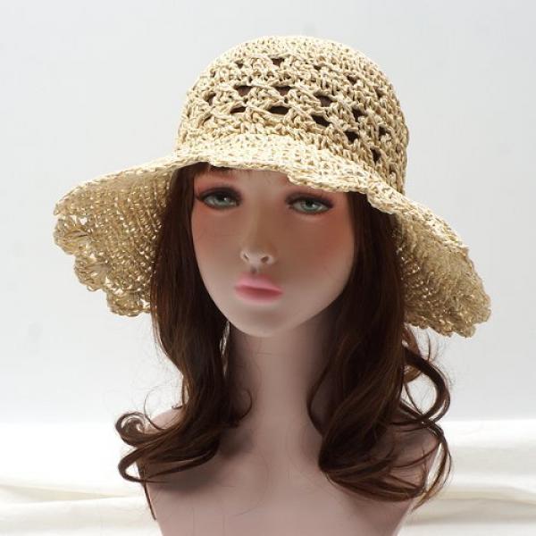 밀짚 와이어버킷햇 S1189-펀칭물결챙