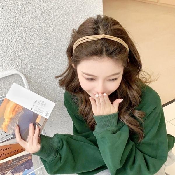 심플 꾸안꾸 가죽머리띠