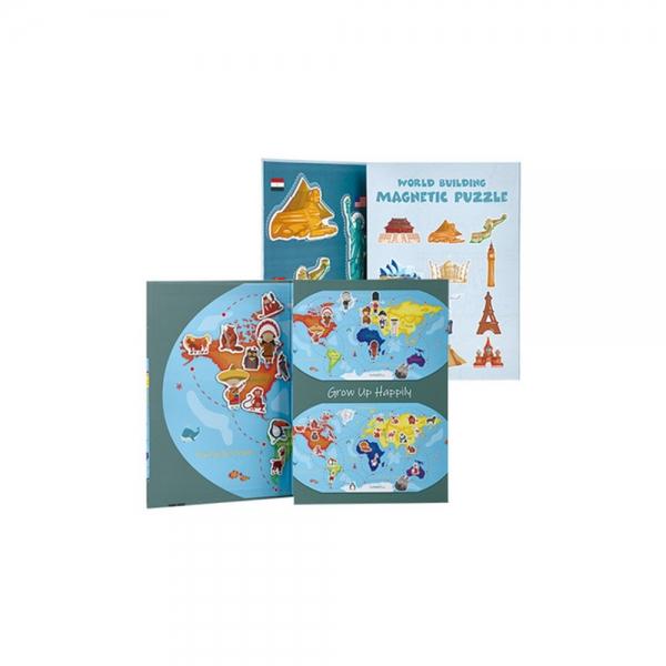 h51 캐스B 튼튼 자석퍼즐 세계2종(2446set)