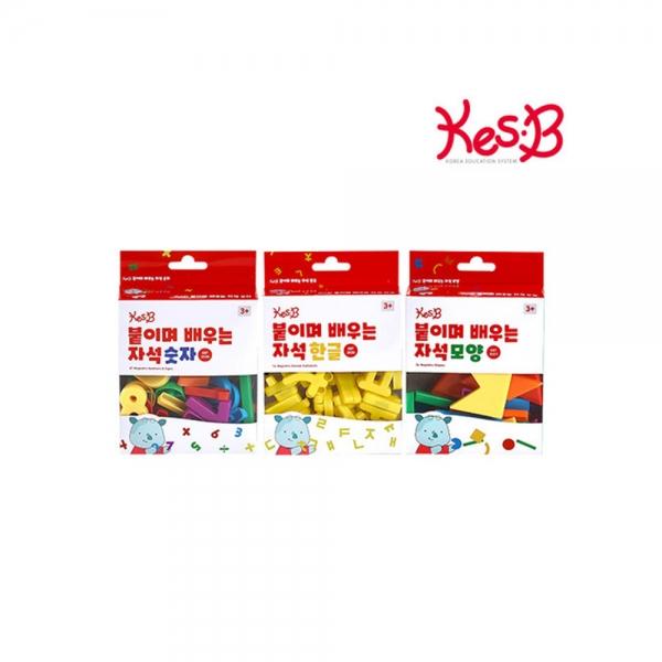 h51 캐스B 튼튼 붙이며배우는자석3종(2528set)