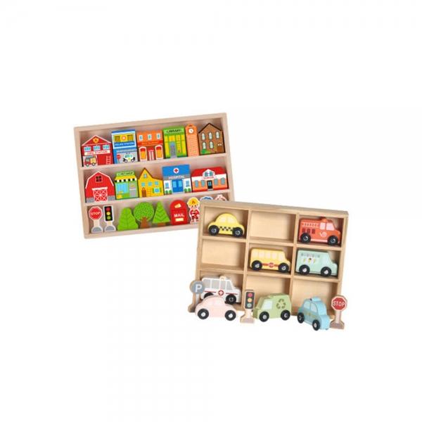 h51 투키토이 원목교통놀이2종(882set)