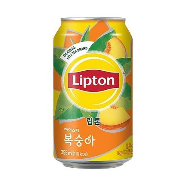 롯데칠성 립톤제로 복숭아아이스티 355ml 24캔